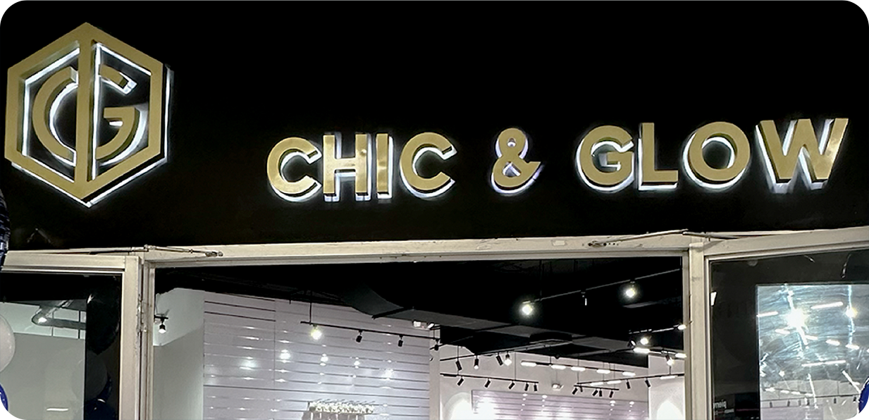 Banner Chic & Glow